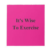 エクササイズ ノートパッド (正面)