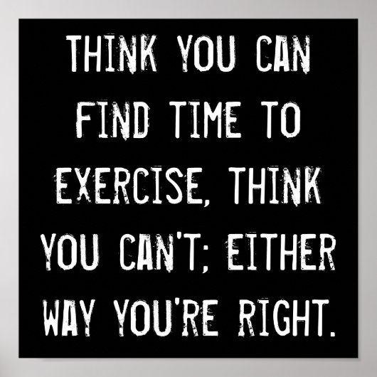 エクササイズ ポスター (正面)