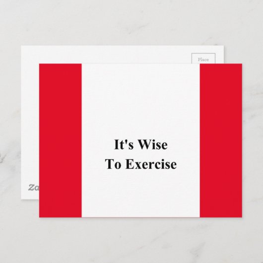 エクササイズ ポストカード (正面/裏面)