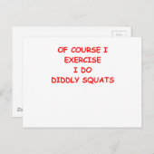 エクササイズ ポストカード (正面/裏面)