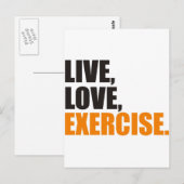 エクササイズ ポストカード (正面/裏面)