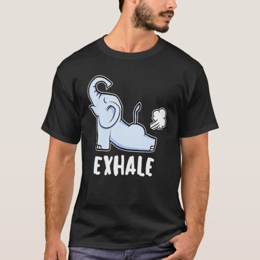 エクササイズ ヨガ エレファント Tシャツ (正面)