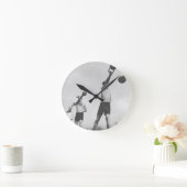 エクササイズ ラウンド壁時計 (ホーム)
