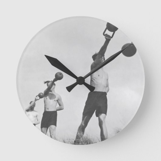 エクササイズ ラウンド壁時計 (正面)