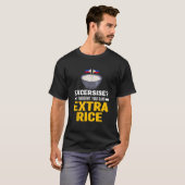 エクササイズ 余ったお米だと思った パンダ Tシャツ (正面フル)