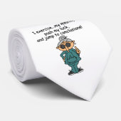 エクササイズ、押し、ジャンプのユーモア ネクタイ (ロール)