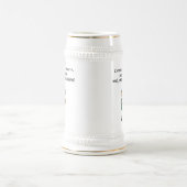エクササイズ、押し、ジャンプのユーモア ビールジョッキ (中央)