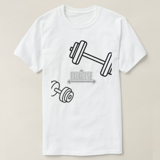 エクササイズ Tシャツ (デザイン正面)