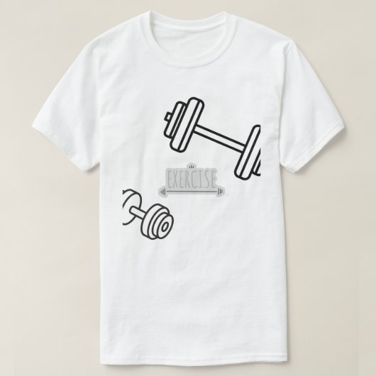エクササイズ Tシャツ (デザイン正面)