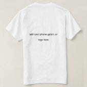 エクササイズ Tシャツ (デザイン裏面)