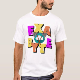 エクサバイトのデータ測定単位 Tシャツ