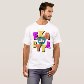 エクサバイトのデータ測定単位 Tシャツ (正面フル)