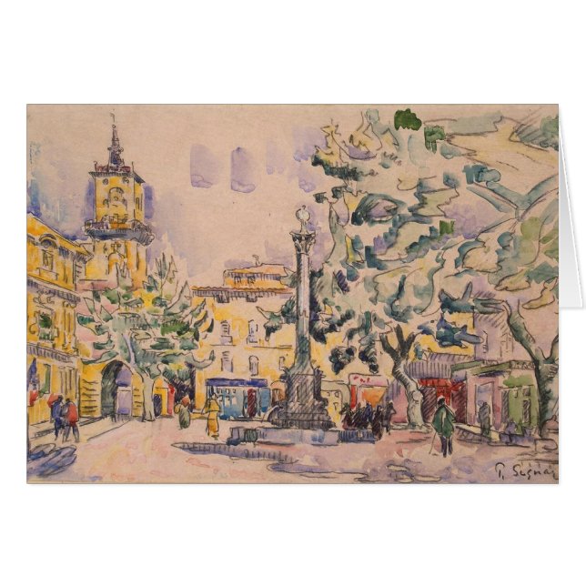 エクサンプロバンスのホテルde Villeの正方形 (正面横)