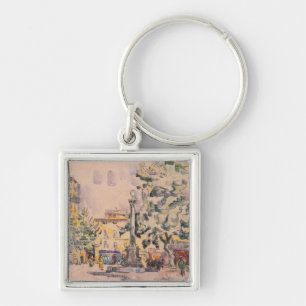 エクサンプロバンスのホテルde Villeの正方形 キーホルダー