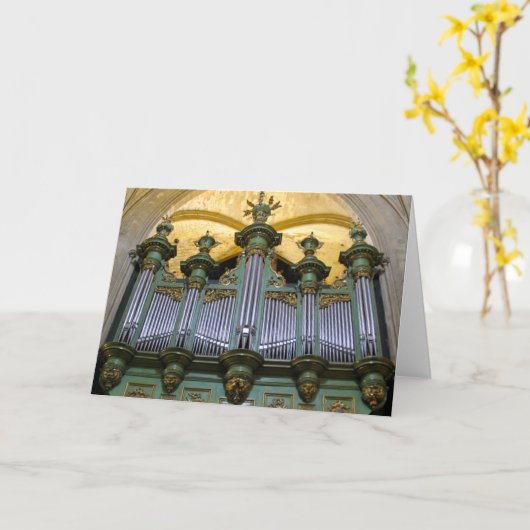 エクサンプロバンス器官の挨拶状 カード (黄色い花)