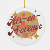 エクサンプロヴァンスフランスデコレーションデコールオーナメント セラミックオーナメント (裏面)