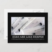 エクスは治らない病気だ ポストカード (正面/裏面)