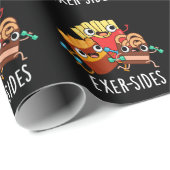 エクスアーサイドおもしろいエクササイズプンダークBG ラッピングペーパー (ロールコーナー)