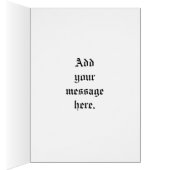 エクスカリバーとアーサーのグリーティングカード (内側 (右))