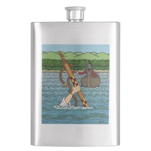 エクスカリバーとアーサー フラスク (正面)