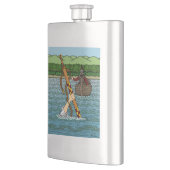 エクスカリバーとアーサー フラスク (左)