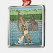 エクスカリバーとアーサー メタルオーナメント (左)