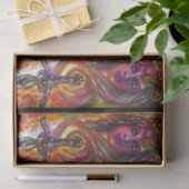 エクスカリバーとデュレンダル魔法剣の水色 薄葉紙 (ギフト)