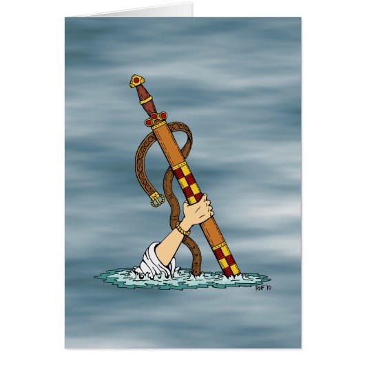 エクスカリバーのグリーティングカード (正面)