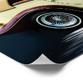 エクスカリバーヴィンテージ車 ポスター (角)