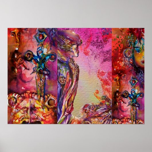 エクスカリバー魔法とミステリーアルトゥーリアンレジェンズ ポスター (正面)