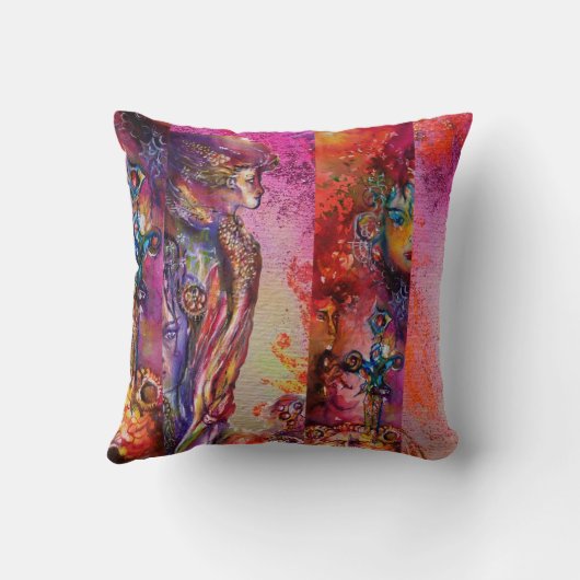 エクスカリバー魔法ソードアルトゥーリアンレジェンズ水彩 クッション (裏面)