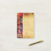 エクスカリバー、クイーンの魔法剣アンティークパーチメント ポストイット (デスク上)