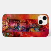 エクスカリバー/クイーンの魔法剣レッドイエローファンタジー Case-Mate iPhoneケース (裏面 (横))