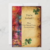 エクスカリバー , セントパトリックデーのパーティー , パーチメント 招待状 (裏面)