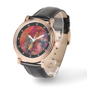 エクスカリバー、マグチュソードレッドパープルブルーファンタジー 腕時計 (傾斜)