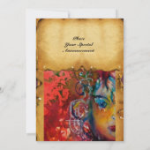 エクスカリバー・マジックソード 赤紫ファンタジー 招待状 (裏面)