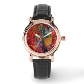 エクスカリバー、レディーオブソードレッドファンタジー 腕時計 (正面)