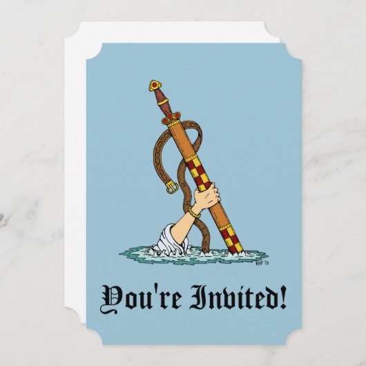 エクスカリバー 招待状 (正面/裏面)