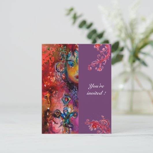 エクスカリバー , 真っ赤な , ピンク紫 招待状 (スタンド正面)