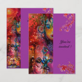 エクスカリバー , 真っ赤な , ピンク紫 招待状 (正面/裏面)