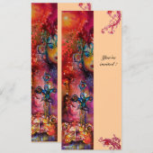 エクスカリバー , 真っ赤な , ピンク 招待状 (正面/裏面)