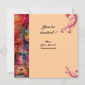 エクスカリバー , 真っ赤な , ピンク 招待状 (裏面)