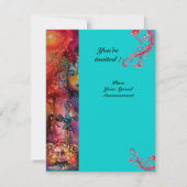 エクスカリバー , 真っ赤な , ピンク 青 招待状 (裏面)