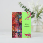 エクスカリバー , 真っ赤な , ピンク 青 緑 招待状 (スタンド正面)