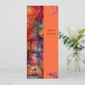 エクスカリバー、真っ赤、ピンク、青、黄色 招待状 (スタンド正面)