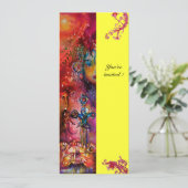 エクスカリバー、真っ赤、ピンク、青、黄色 招待状 (スタンド正面)