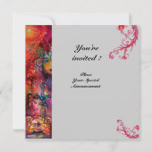 エクスカリバー、真っ赤、灰色 招待状 (裏面)