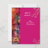 エクスカリバー、真っ赤、紫 招待状 (裏面)