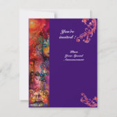 エクスカリバー、真っ赤、紫 招待状 (裏面)