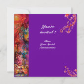 エクスカリバー、真っ赤、紫 招待状 (裏面)